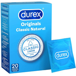 Durex Classic Natural Prezerwatywy 20szt